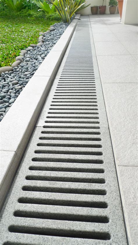 Private House | Trench Grates | Driveway design, Backyard landscaping ...