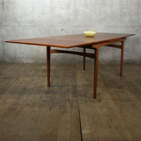 Mid Century Danish Teak Extending Dining Table - Mustard Vintage