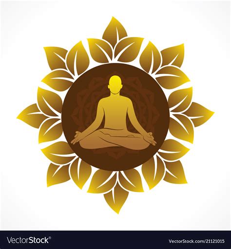 International yoga day poster Royalty Free Vector Image