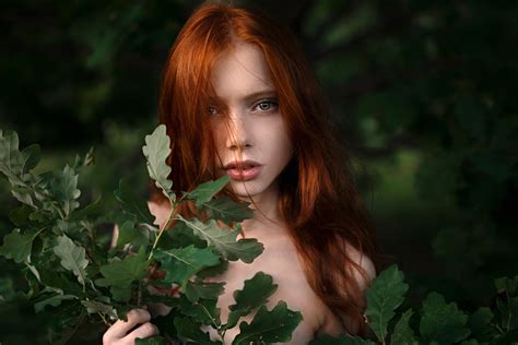 Wallpaper : face, sunlight, forest, women outdoors, redhead, model, long hair, nature, red ...