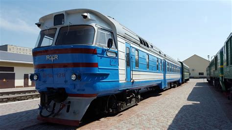 The train museum at Kharkiv, Ukraine. : trains