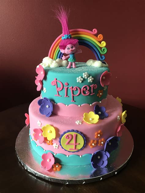 Trolls Poppy Birthday Cake Trolls Birthday Party, 2nd Birthday Parties ...