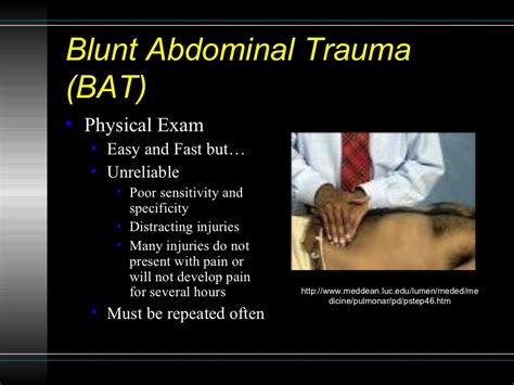 Sonographic Assessment of Blunt Abdominal Trauma in the Emergency Dep…