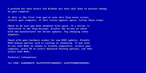 Fix Blue Screen of Death (BSoD) Errors in Windows Vista