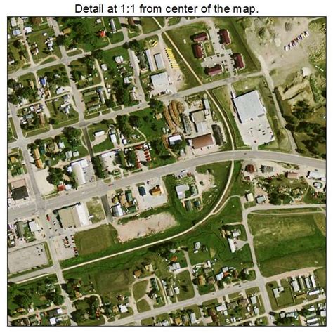 Aerial Photography Map of Custer, SD South Dakota