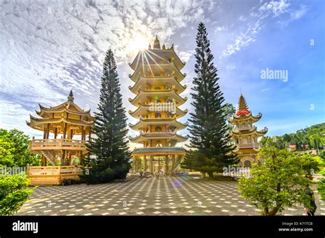 Architecture temple pylon with high definition pattern roof symbolizes supreme reverence, as ...