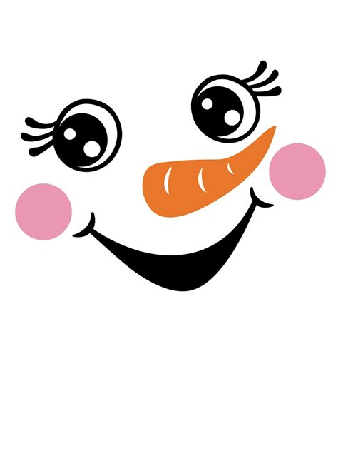 snowman face svg - Google Search | Printable snowman faces, Snowman ...