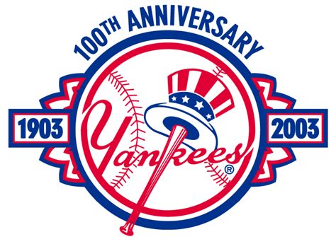 New York Yankees Anniversary Logo | New york yankees logo, Yankees logo ...