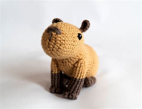 Crochet PATTERN PDF Amigurumi Capybara crochet rodent | Etsy