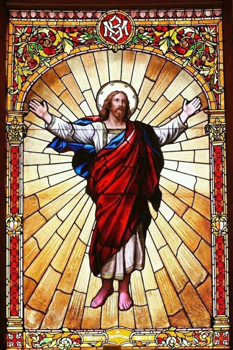 Jesus Christ | Stained glass windows church, Stained glass, Stained ...