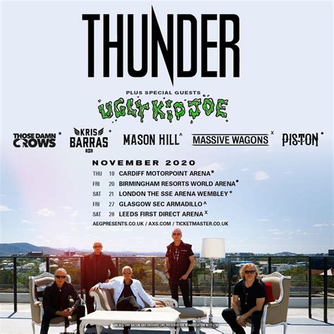 Thunder announce five opening acts for their UK arena tour | Louder