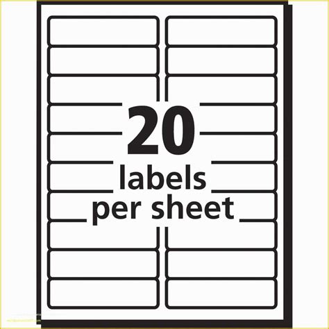 Free Mailing Label Template for Word Of Sheet Labels Per Template Avery ...