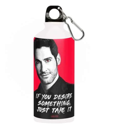 LUCIFER MORNINGSTAR WEB Series Season Fan Art Water Bottle Luci70 $11. ...