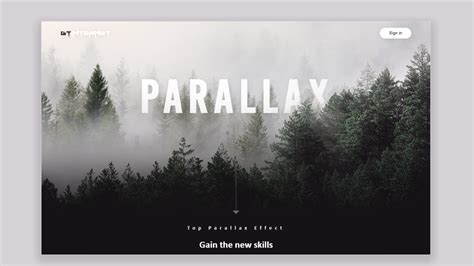 How To Create a Parallax Scrolling Effect Website In HTML