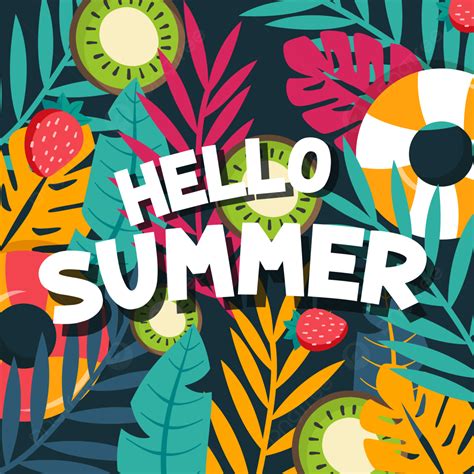 Hello Summer Wallpaper Tropical Themes Background, Wallpaper Powerpoint ...