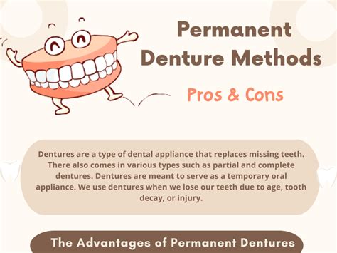 Permanent Denture Methods – Pros & Cons by North East Denture on Dribbble