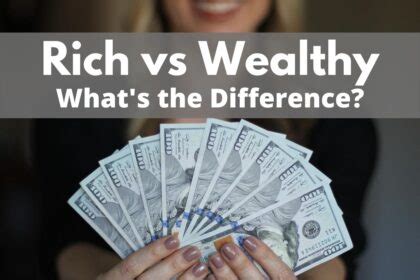 Rich vs Wealthy: What's the Difference? • Parent Portfolio