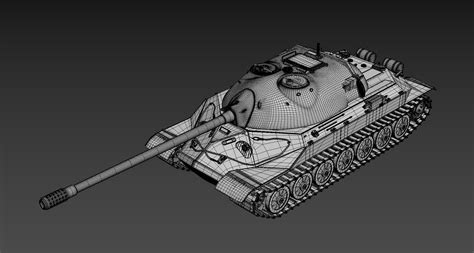 IS-7 Russian Tank 3D model | CGTrader