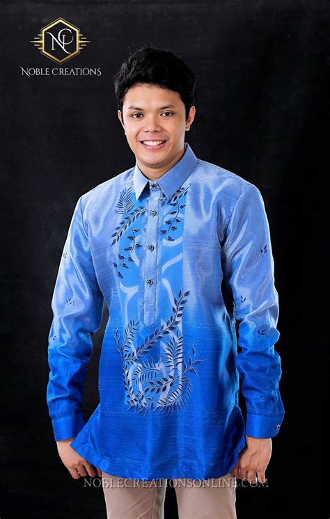 BARONG TAGALOG with Inner Lining Philippine National Costume | Etsy | Formal dresses for men ...