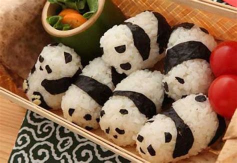 Panda Onigiri | Kawaii food, Cafe food, Cute food