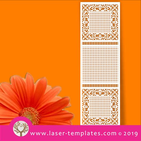 Laser cut template for Pattern 4 Stencil – Laser Ready Templates