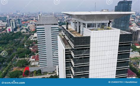 The Building Facade of National Library of the Republic of Indonesia ...