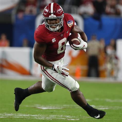 Alabama RB Josh Jacobs Denies Report He Will Declare for 2019 NFL Draft ...