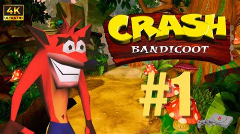 CRASH BANDICOOT PS1 Gameplay Walkthrough FULL GAME (4K 60FPS) No ...