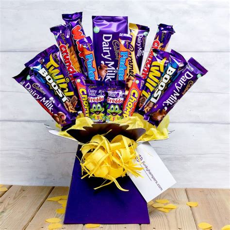 Cadbury Dairy Milk Chocolate Bouquet Gift Hamper Birthday Any Occasion ...