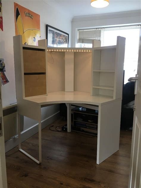 IKEA MICKE Corner Workstation Desk (white 100x142 cm) | in Kingston ...