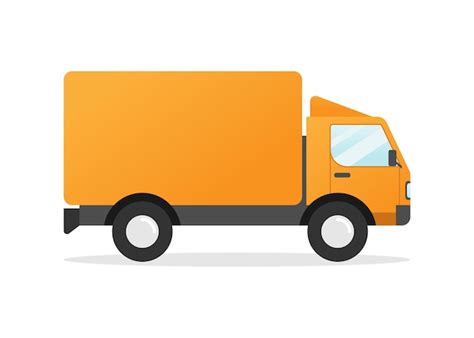 Premium Vector | Delivery truck flat design