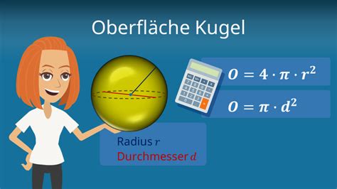 Volumen Kugel • Kugel Volumen berechnen, Kugel Formel · [mit Video]