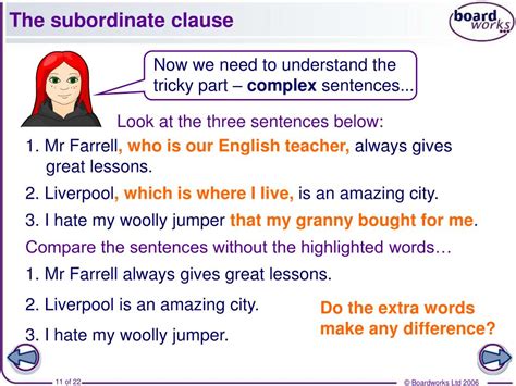 PPT - Complex Sentences Year 7 Sentence Starters PowerPoint ...