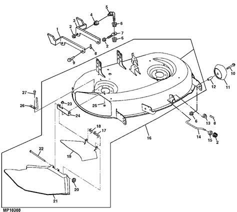 GY00230 John Deere Mower Deck :: AVS.Parts