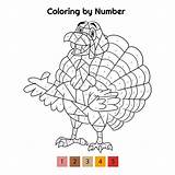 Thanksgiving Color By Number Printables sketch template