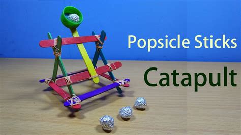 How To Make A Catapult Out Of Popsicle Sticks And Rubber Bands ...