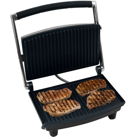 Panini Press Grill and Gourmet Sandwich Maker for Healthy Cooking by Chef Buddy - Walmart.com