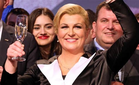 Croatia's First Woman President Kolinda Grabar-Kitarovic Sworn in