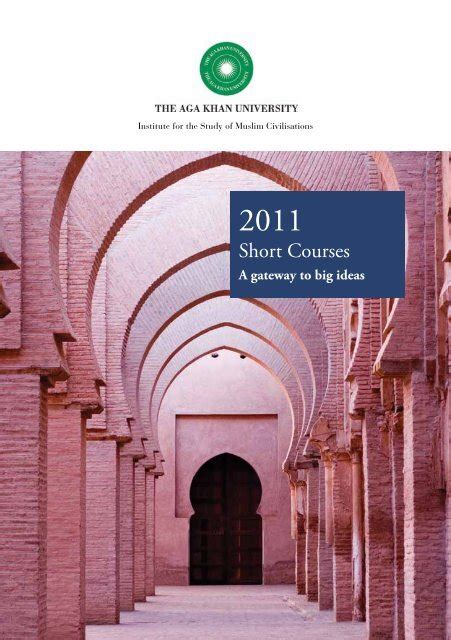 Short Courses Brochure - Aga Khan University