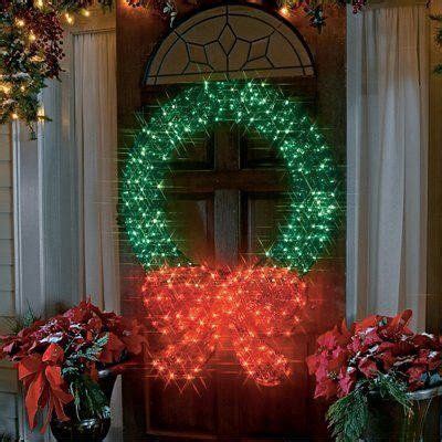 Outdoor Lighted Wreath - Outdoor Lighting Ideas