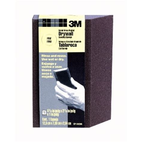 Buy the 3M 051115070563 Sanding Sponge - Angled Drywall Sponge - Fine ...