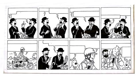 Studios Hergé, Tintin Eurosignal commercial - Comic Strip