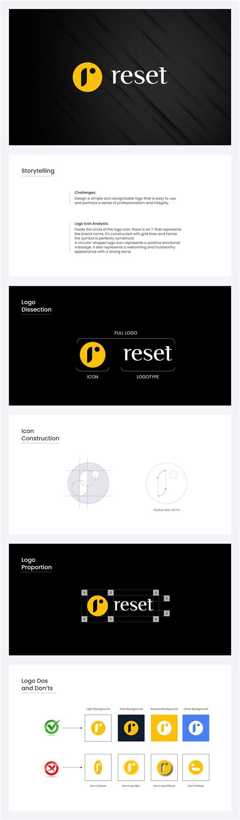 Reset Logo Design on Behance