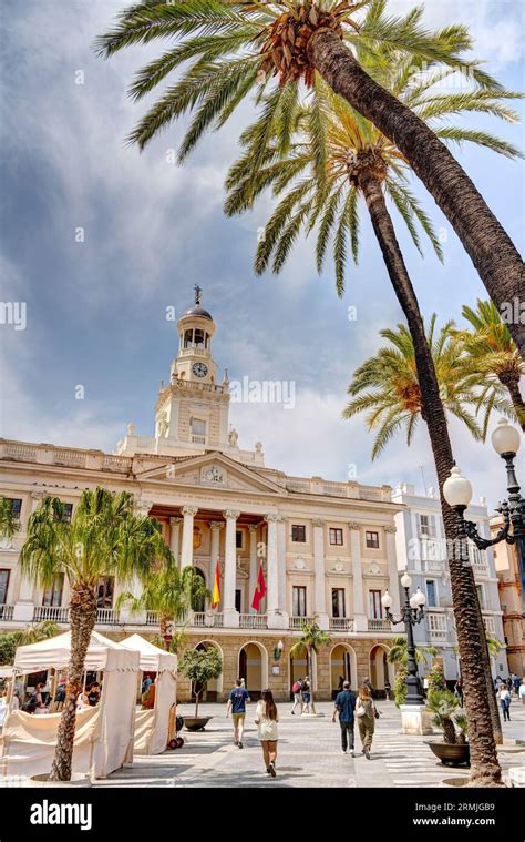 Cadiz Landmarks, Spain Stock Photo - Alamy