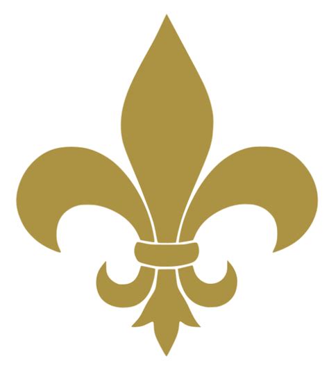 FLEUR de LIS Saints French New Orleans Pride Symbol Football Vinyl ...