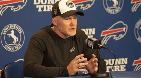 Bills Coach Sean McDermott Does His Best to Play Down Friction With ...