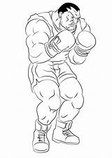 Street Fighter Coloring Pages  Free Printable For Kids sketch template