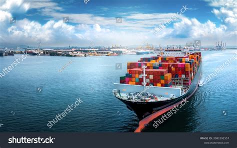 Aerial Side View Cargo Ship Carrying Stock Photo 2081591557 | Shutterstock