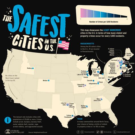 America's Safest Cities, Mapped | Digg