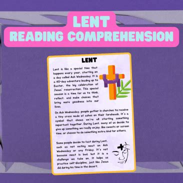 Mash > Easter > Lent Reading Comprehension